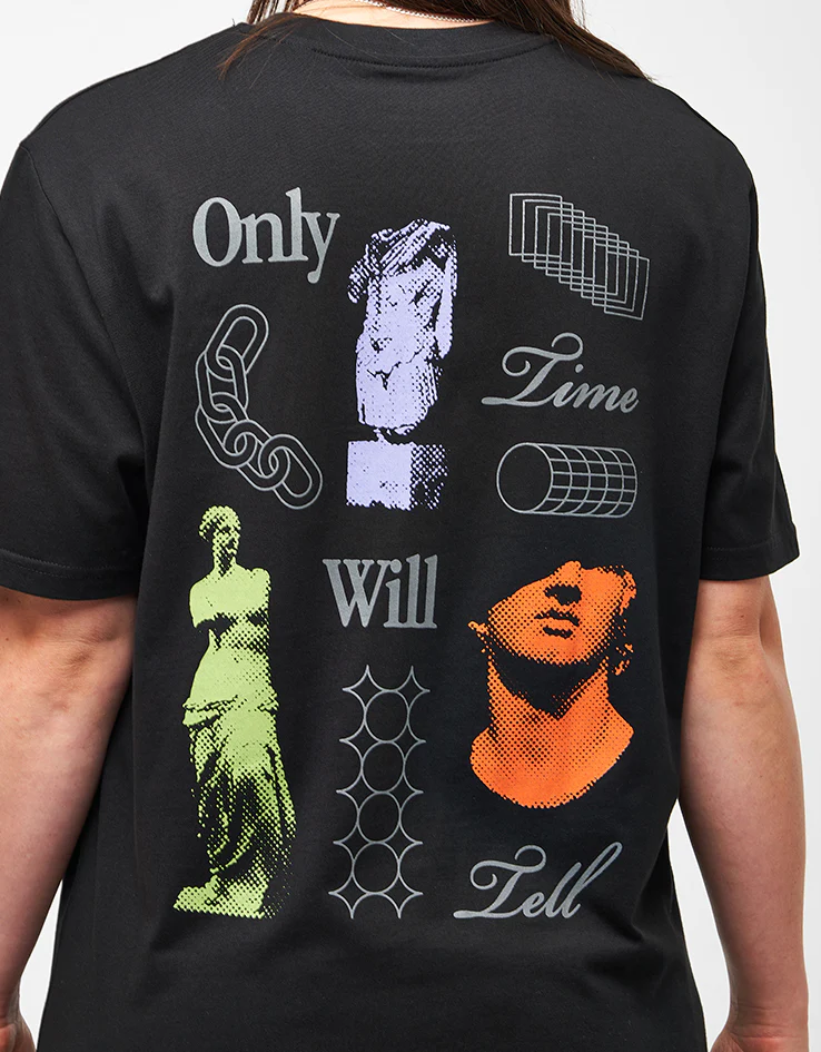 Route One Time Will Tell Organic T-Shirt - Black - Image 7