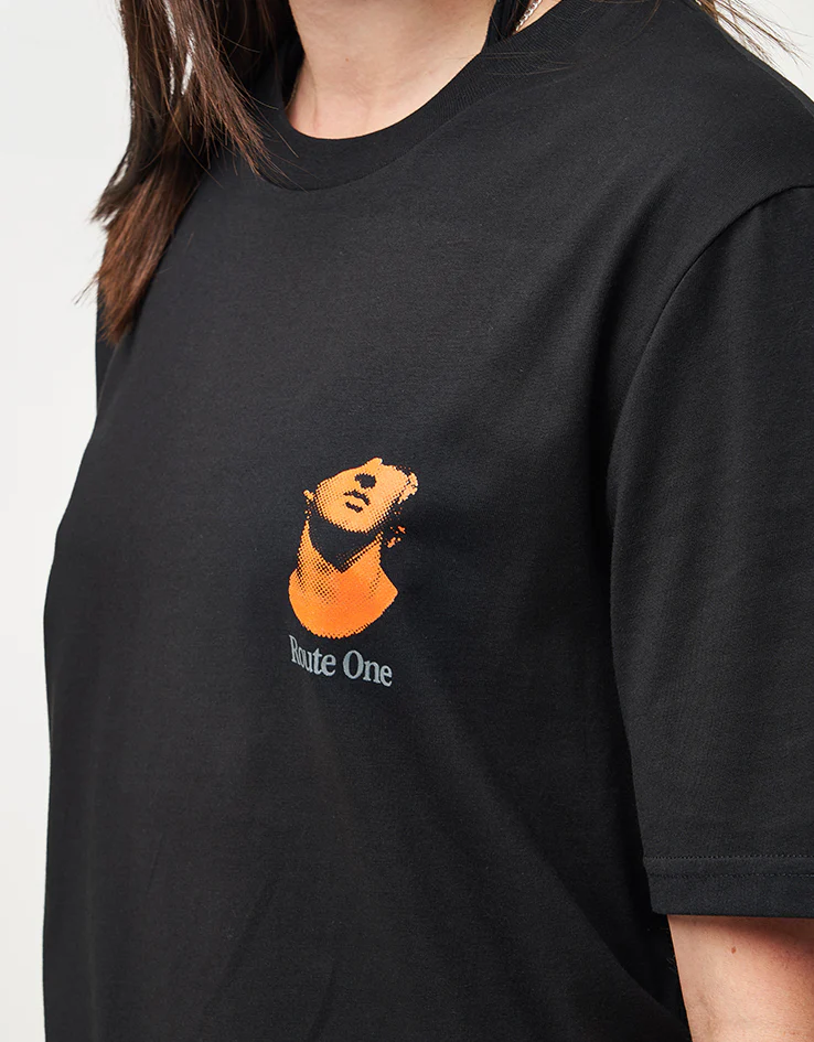 Route One Time Will Tell Organic T-Shirt - Black - Image 8
