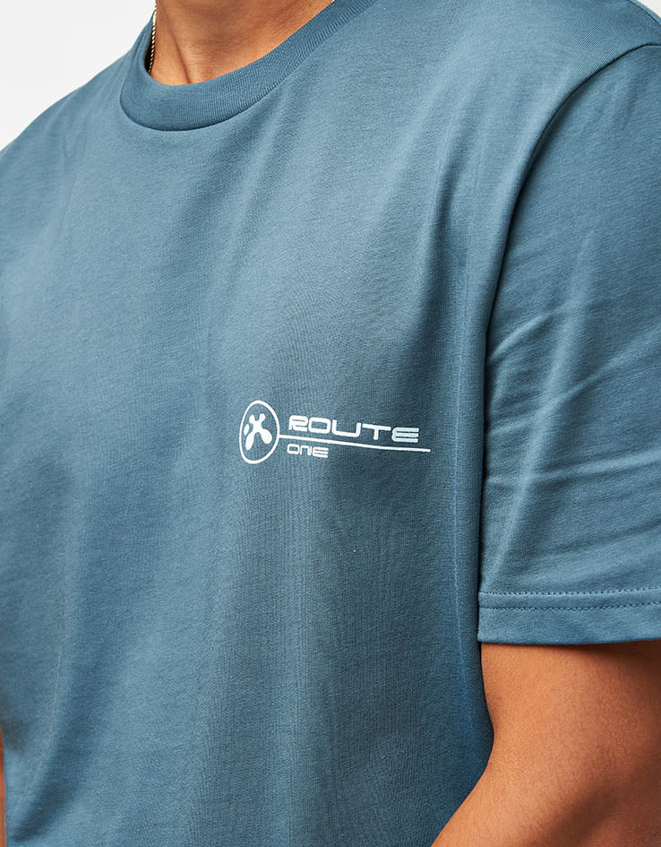 Route One Transmission Organic T-Shirt - Stargazer - Image 5