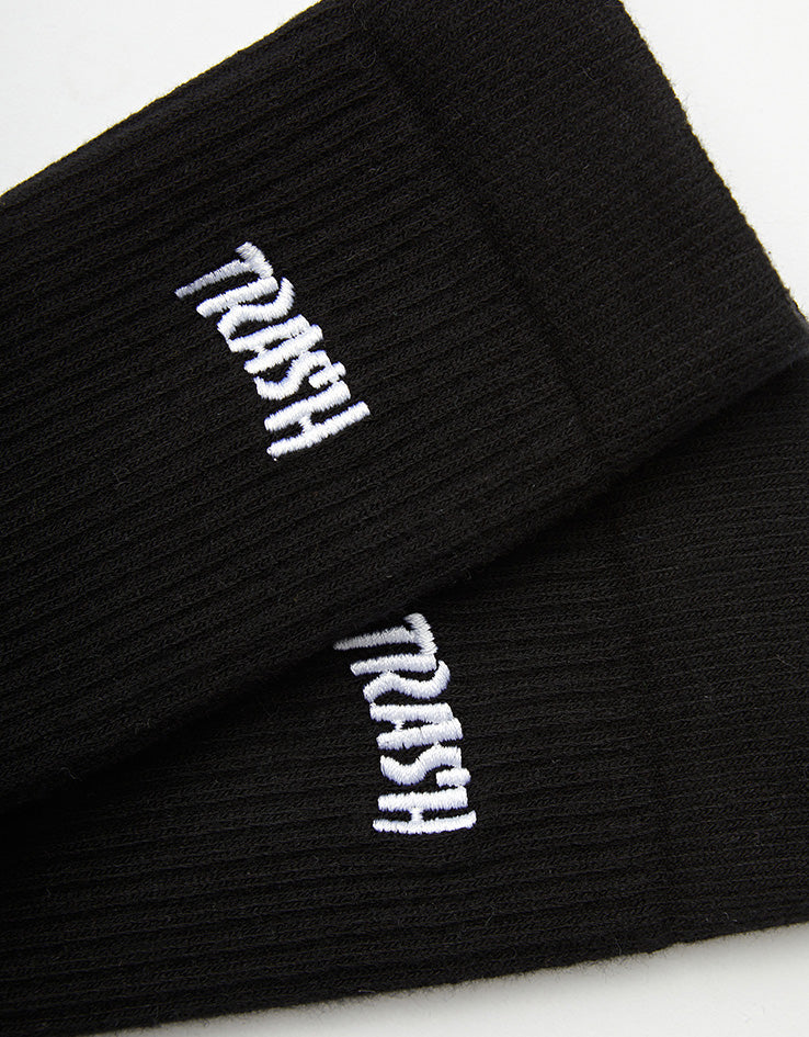 Route One Trash Crew Socks - Black - Image 2