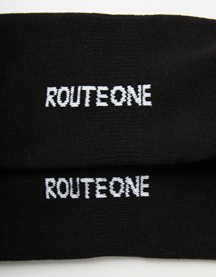 Route One Trash Crew Socks - Black - Image 4