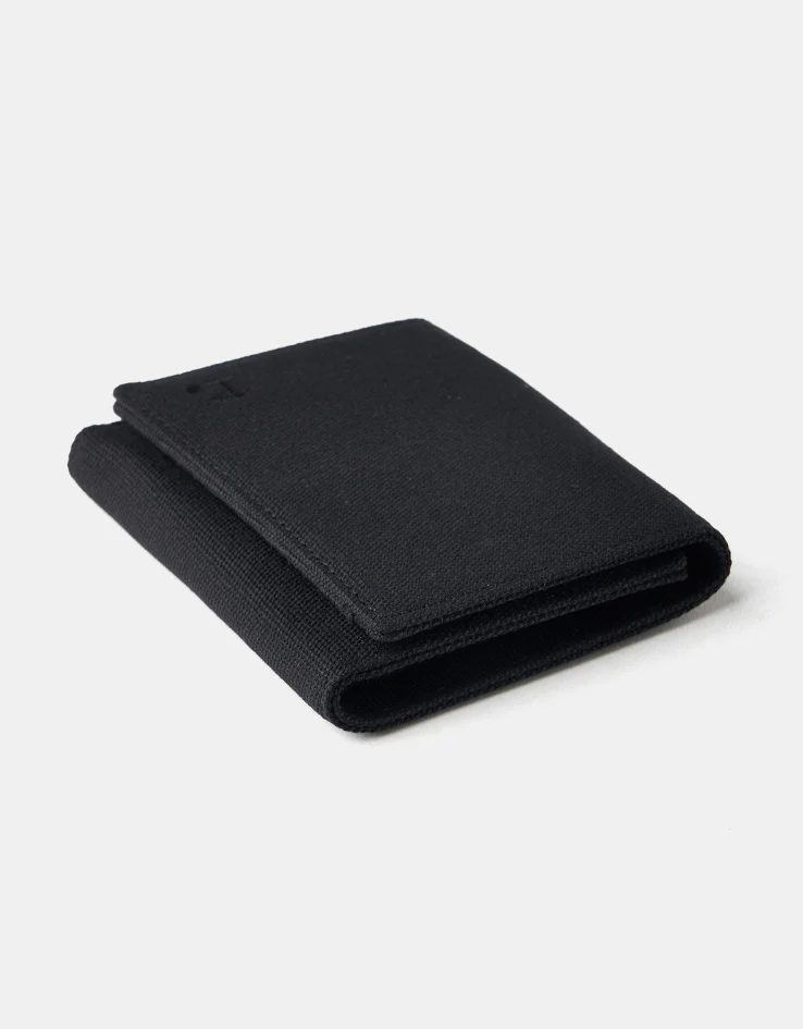 Route One Tri-Fold Canvas Wallet - Black - Image 4