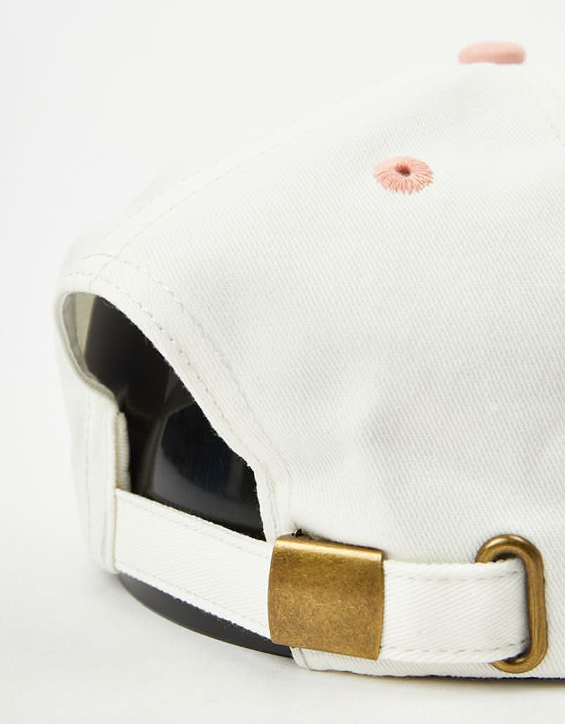 Route One Unstructured Strapback Cap - Raw/Terracotta Pink - Image 3