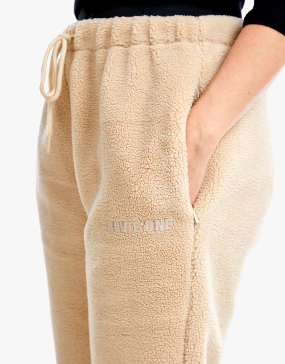 Route One Ursa Fleece Pants - Sand - Image 10