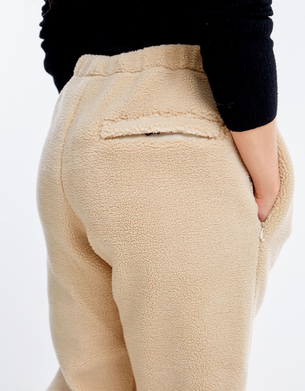 Route One Ursa Fleece Pants - Sand - Image 11
