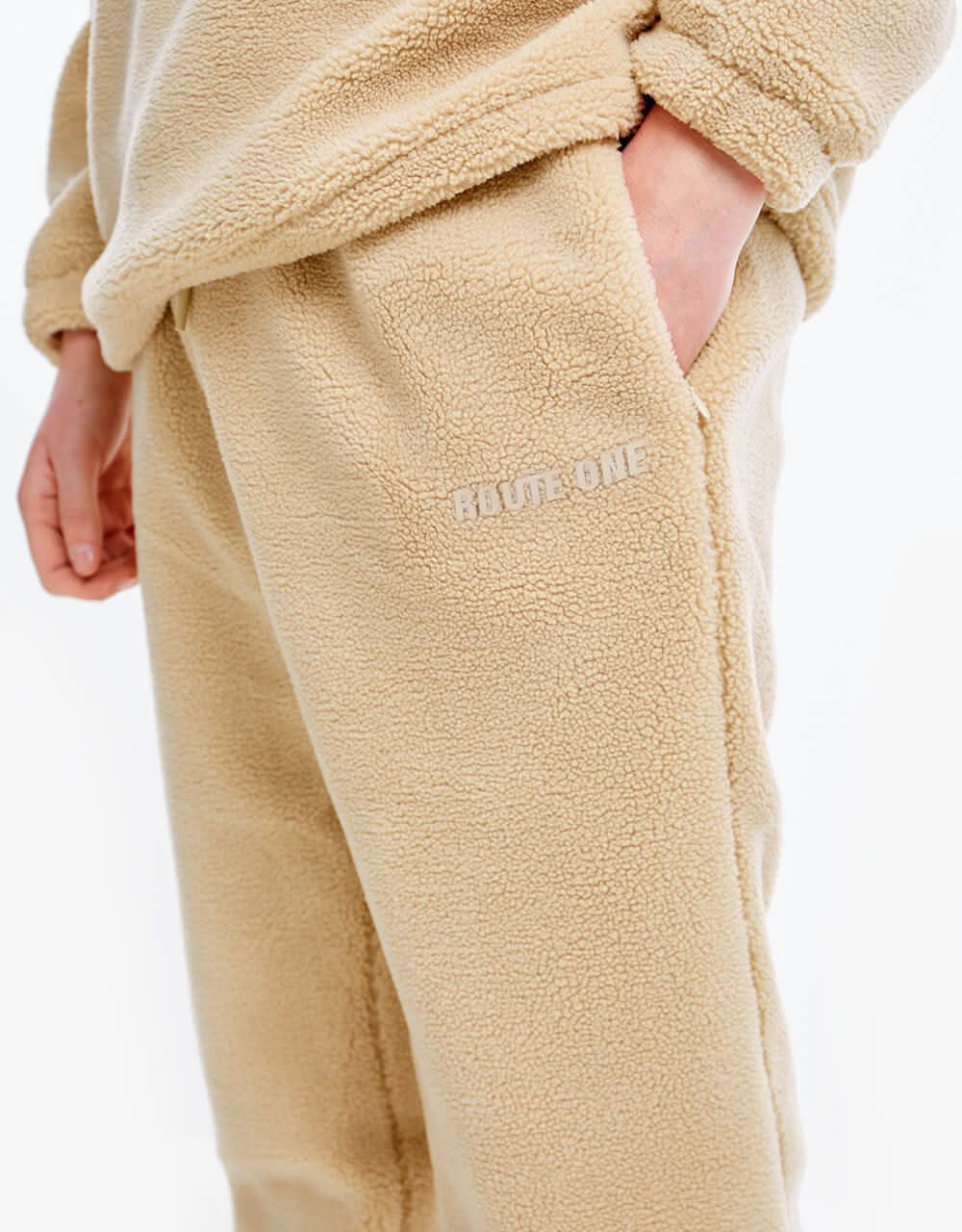 Route One Ursa Fleece Pants - Sand - Image 2
