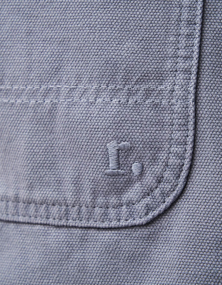 Route One Washed Canvas Shorts - Bering Sea - Image 4