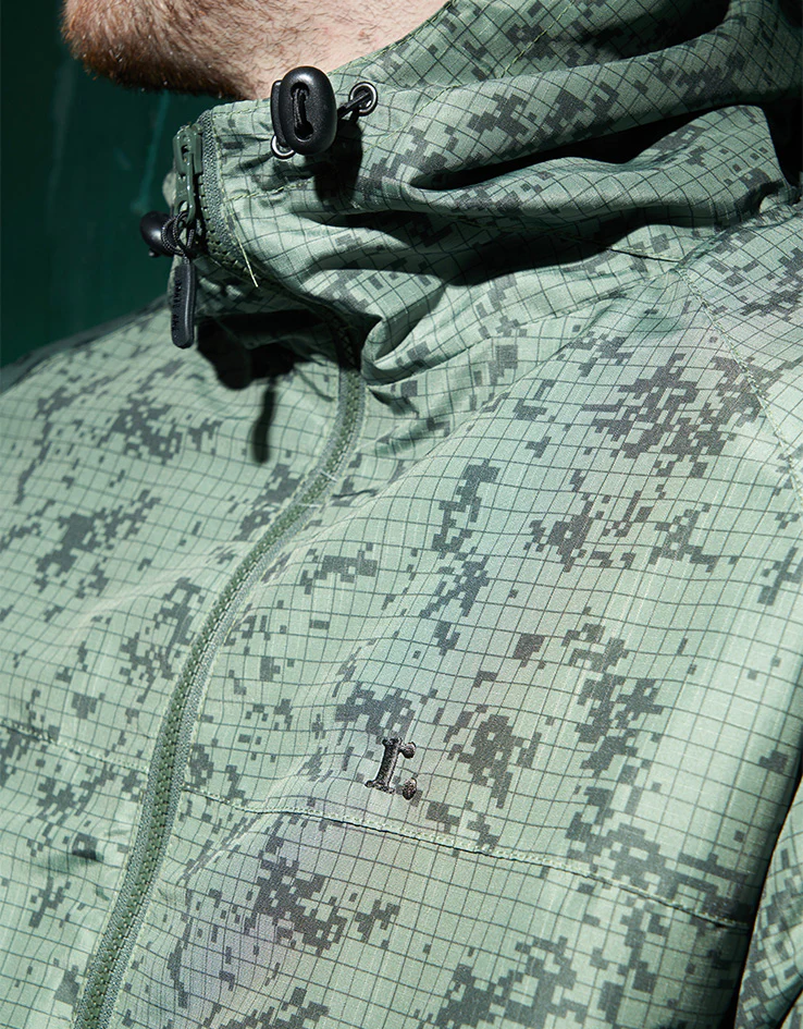 Route One Windbreaker Jacket - Digi Camo (Green) - Image 10