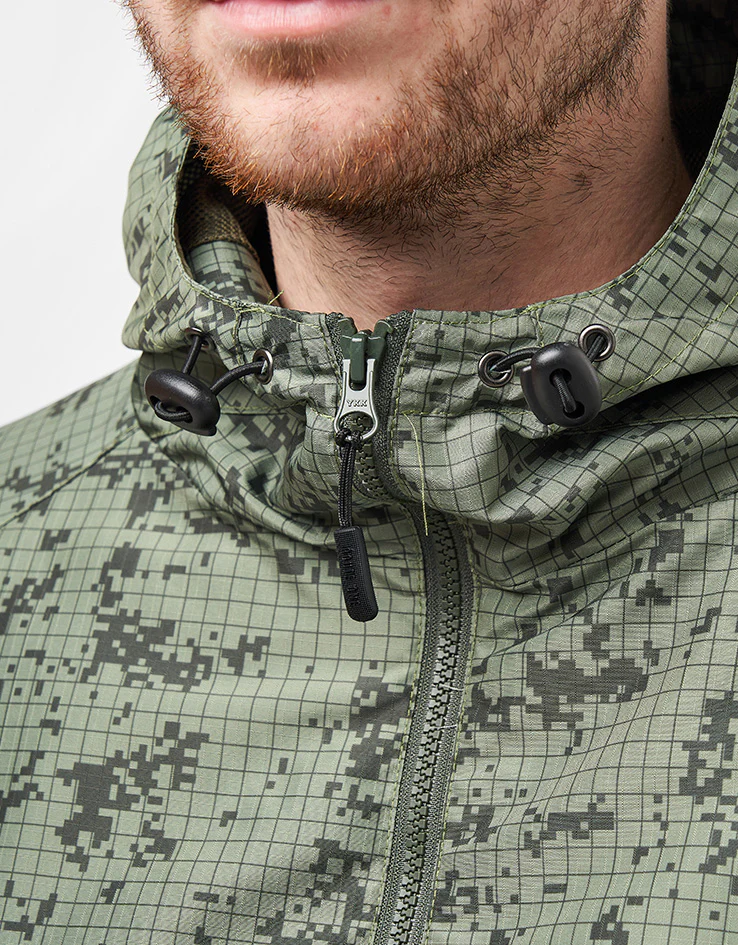 Route One Windbreaker Jacket - Digi Camo (Green) - Image 7