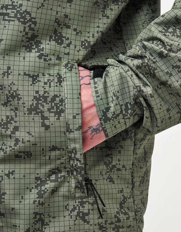 Route One Windbreaker Jacket - Digi Camo (Green) - Image 8