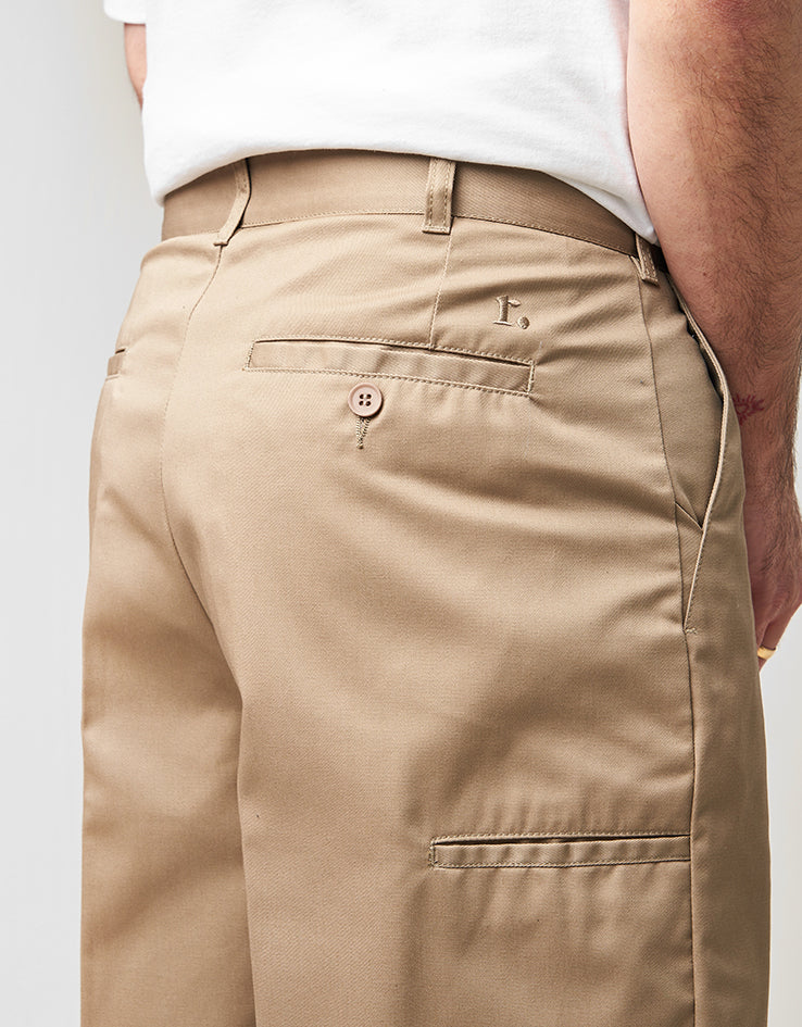 Route One Work Shorts - Khaki - Image 4