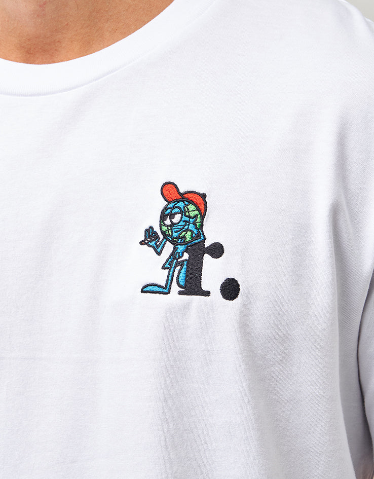 Route One Worldwide Chillers Organic T-Shirt - White - Image 4