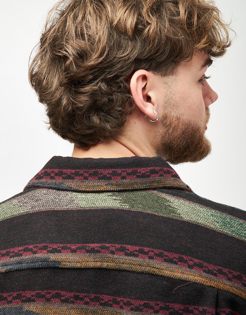 RVCA Blanket L/S Shirt - Red Earth - Image 4