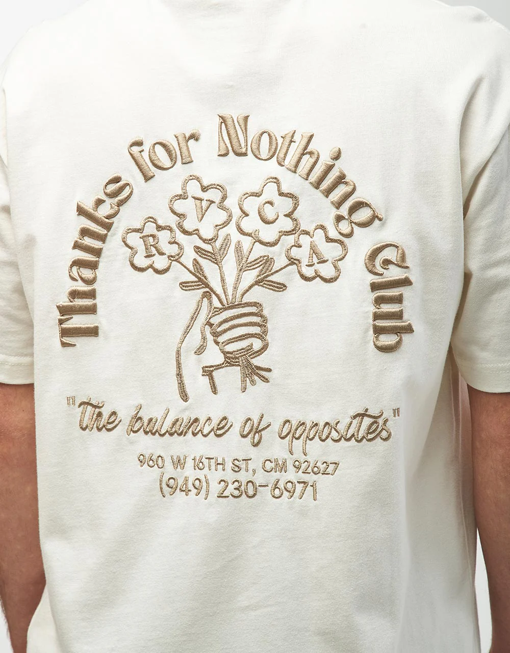 RVCA Thanks for Nothing T-Shirt - Salt - Image 3