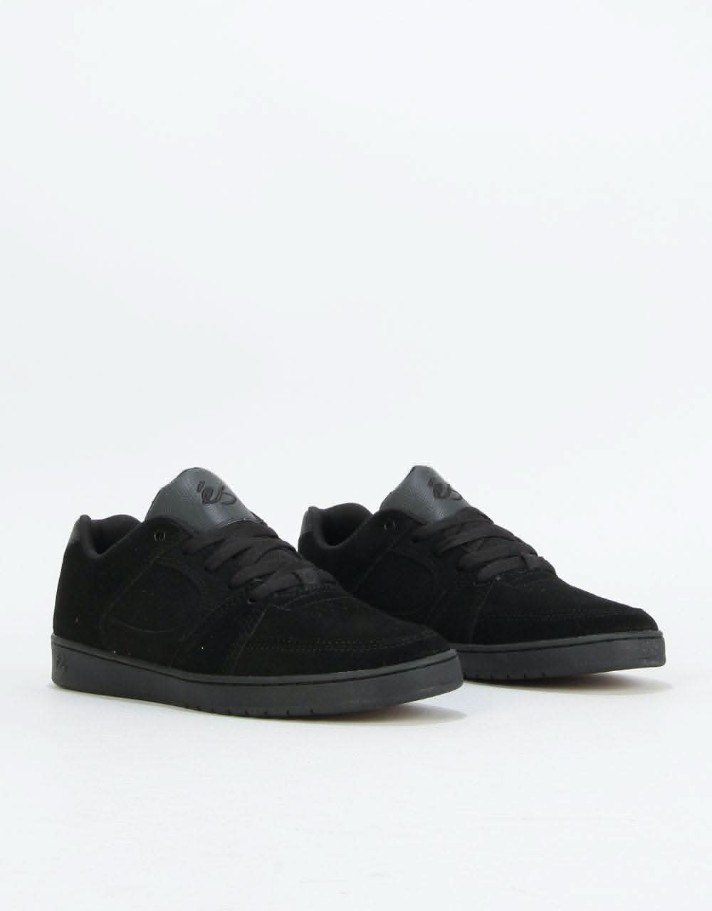 éS Accel Slim Skate Shoes - Black/Black/Black - Image 2