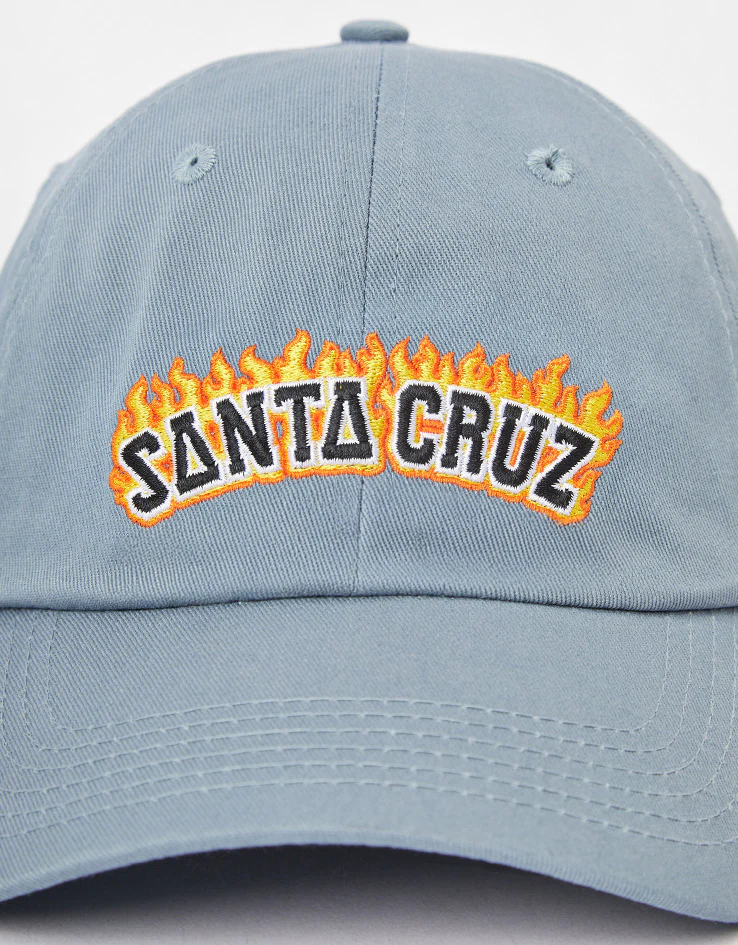 Santa Cruz Burnt Collegiate Cap - Heritage Blue - Image 2