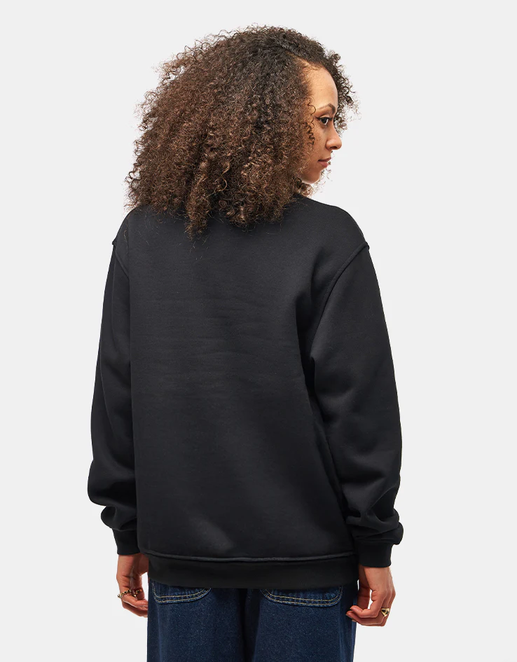 Santa Cruz Burnt Collegiate Crew - Black - Image 5