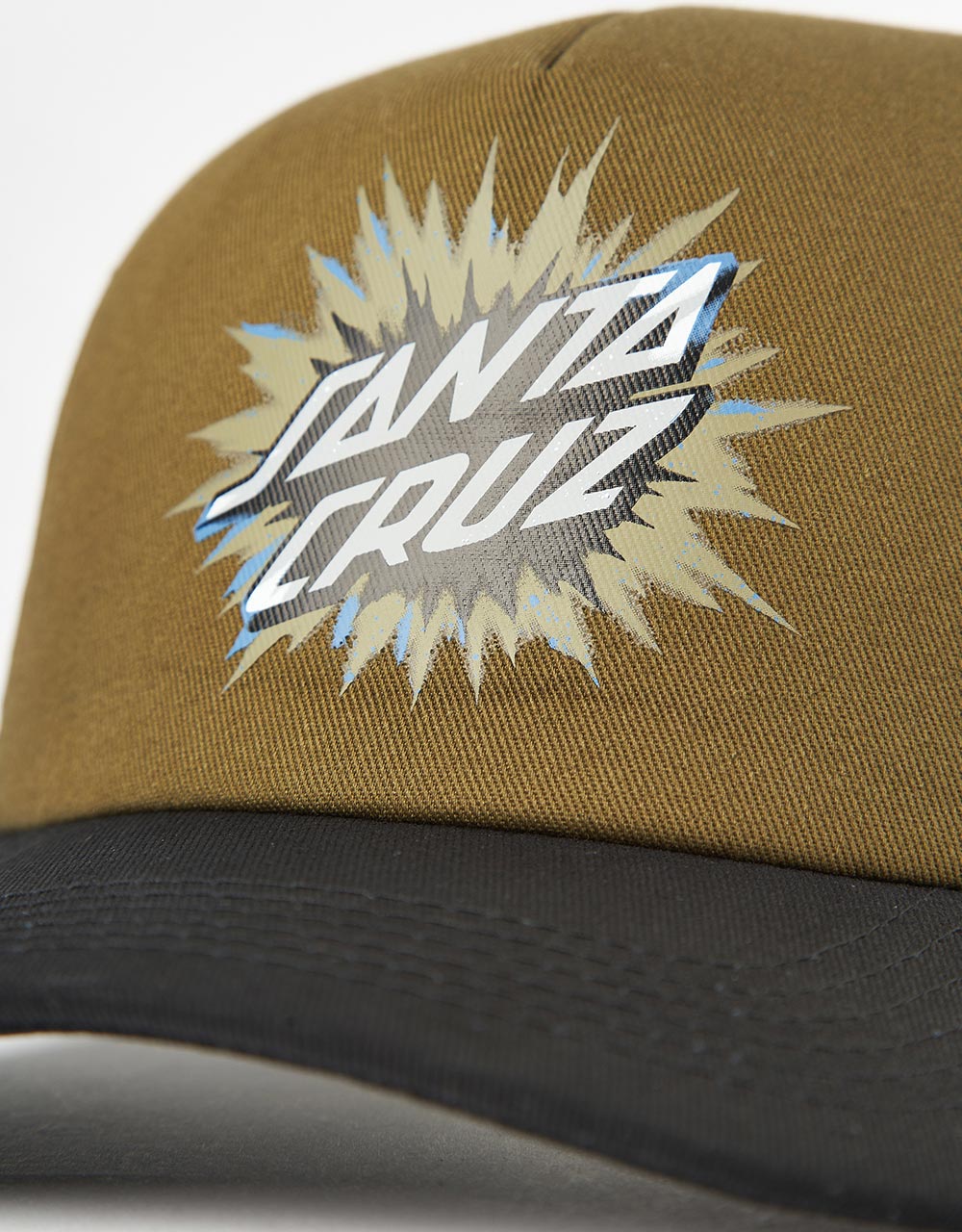 Santa Cruz Burst Oval Dot Meshback Cap - Sea Kelp - Image 2