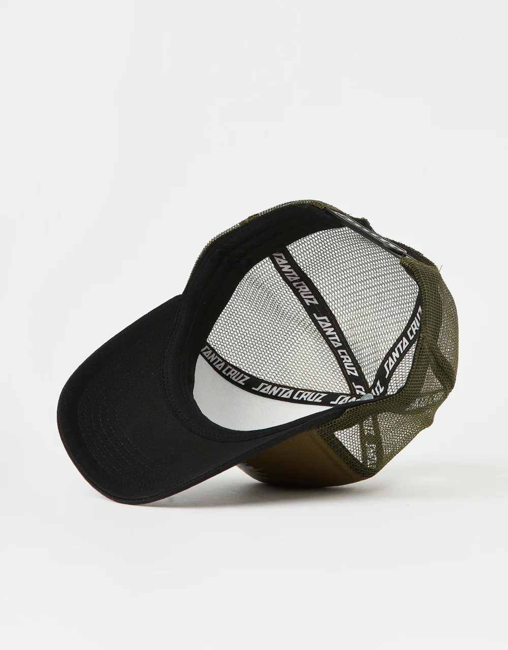Santa Cruz Burst Oval Dot Meshback Cap - Sea Kelp - Image 5