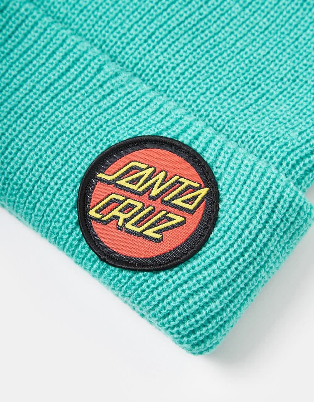 Santa Cruz Classic Dot Beanie - Aqua - Image 2
