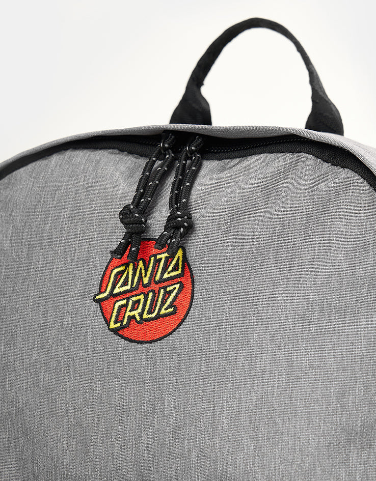 Santa Cruz Classic Dot Emb Backpack - Stone Grey - Image 6