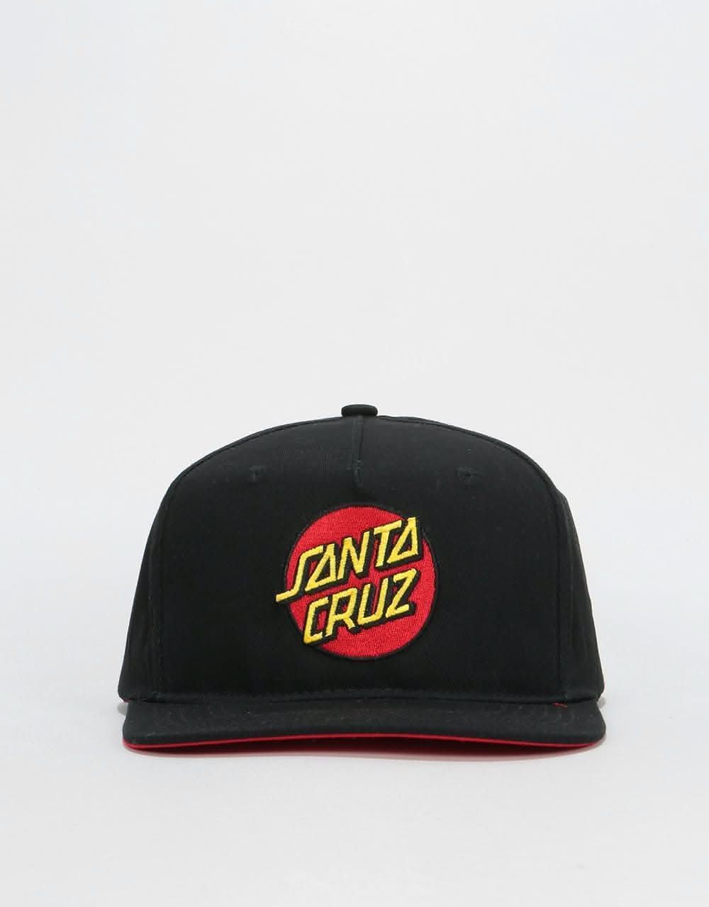 Santa Cruz Classic Dot Snapback Cap - Black - Image 3