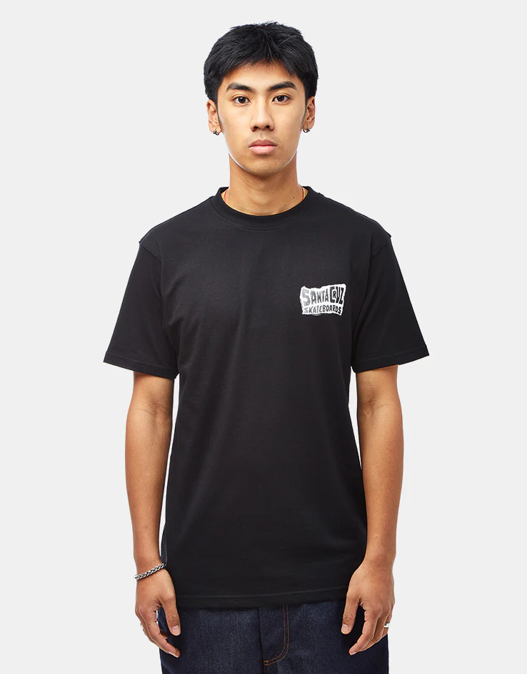 Santa Cruz Collage Hand T-Shirt - Black - Image 2