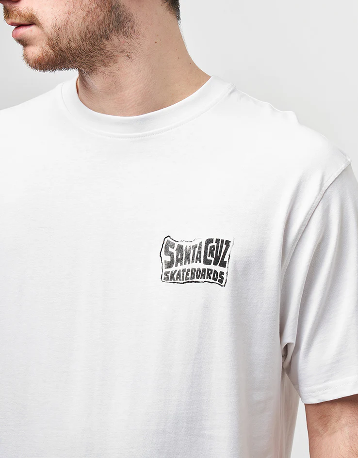 Santa Cruz Collage Hand T-Shirt - White - Image 4
