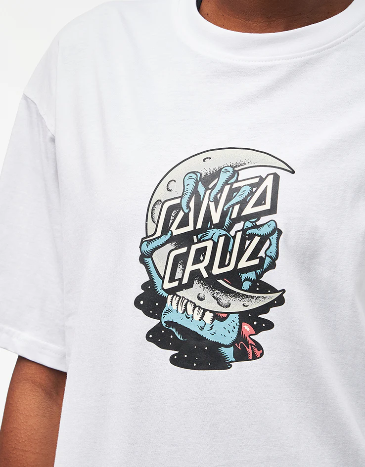 Santa Cruz Crescent Bone Hand T-Shirt - White - Image 6