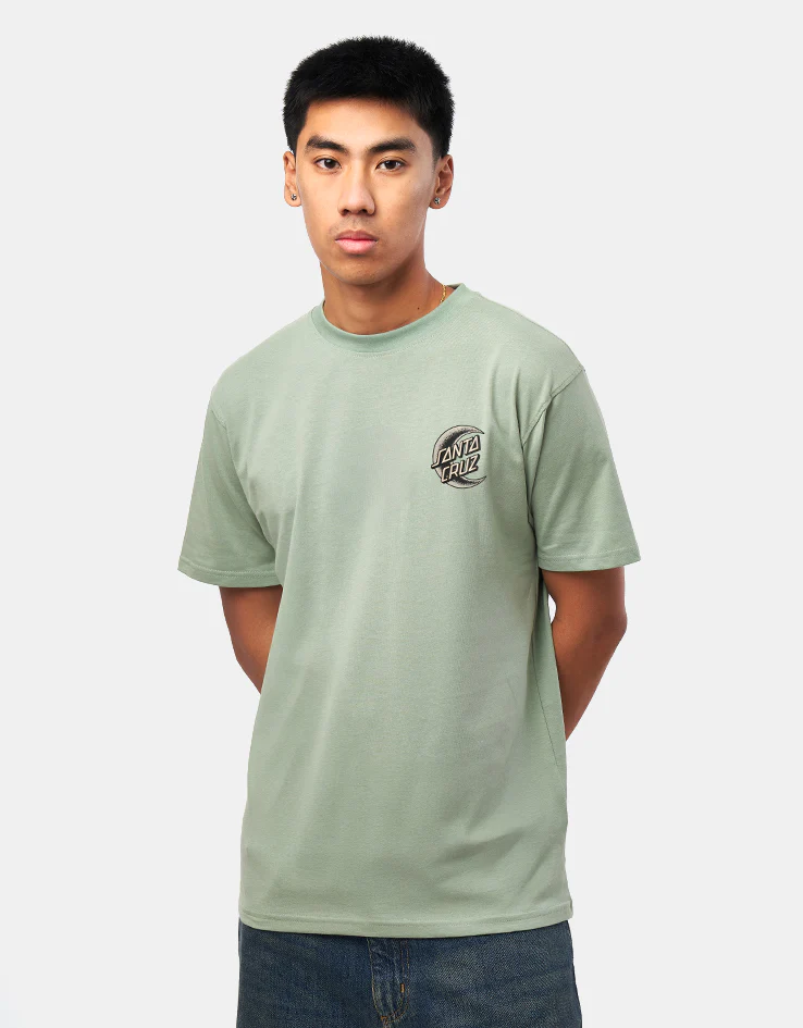 Santa Cruz Crescent Moon Chest T-Shirt - Moon Rock - Image 2
