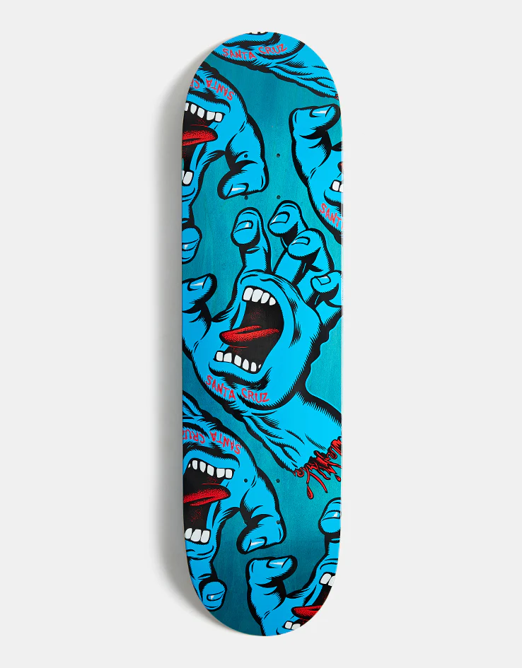 Santa Cruz Crowded Hand ATV Skateboard Deck - 8.25"