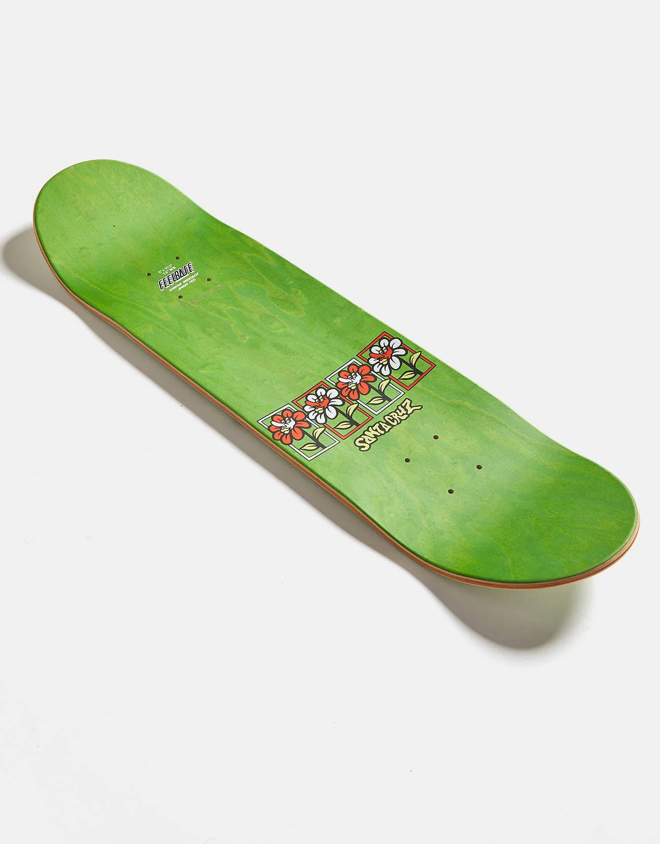 Santa Cruz Delfino Flower Frame FeelBase Skateboard Deck - 8" - Image 2