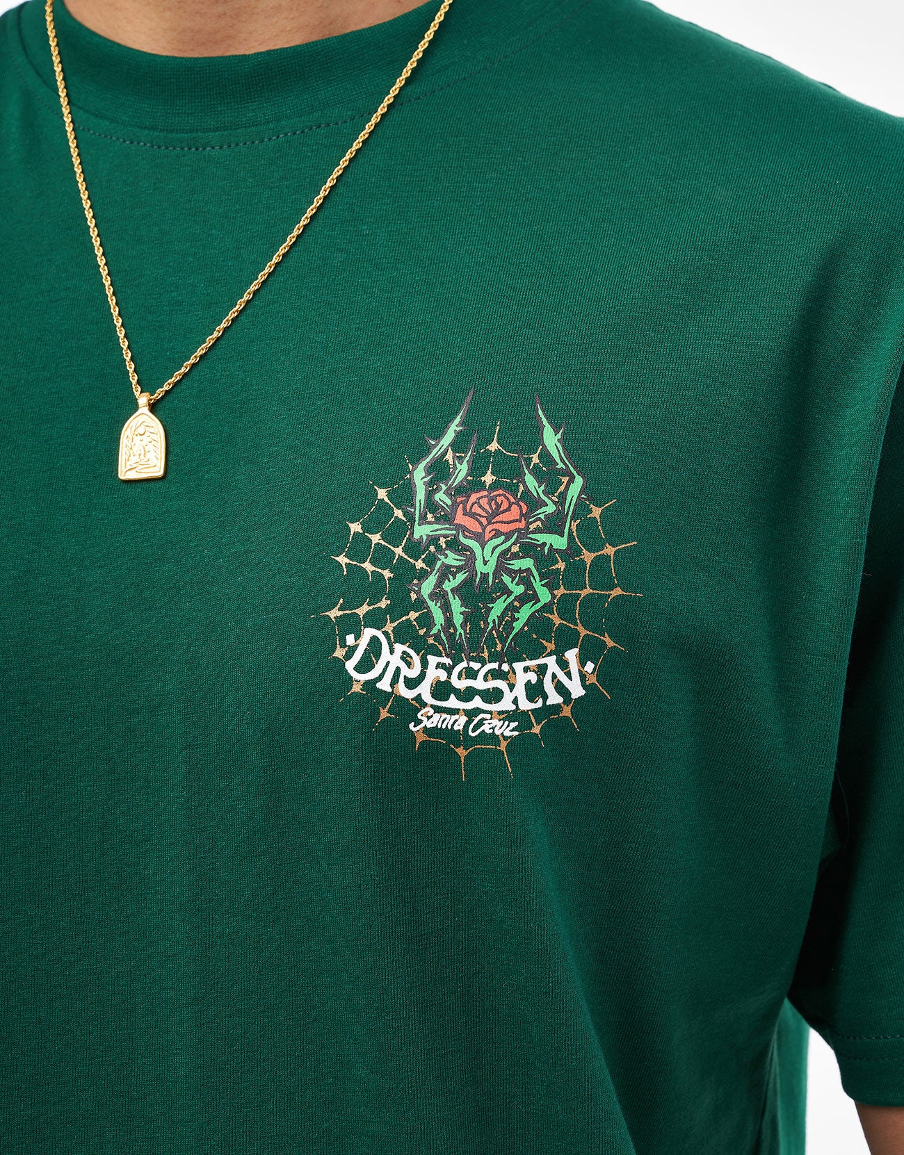 Santa Cruz Dressen Rose Cross 2 T-Shirt - Rainforest - Image 2