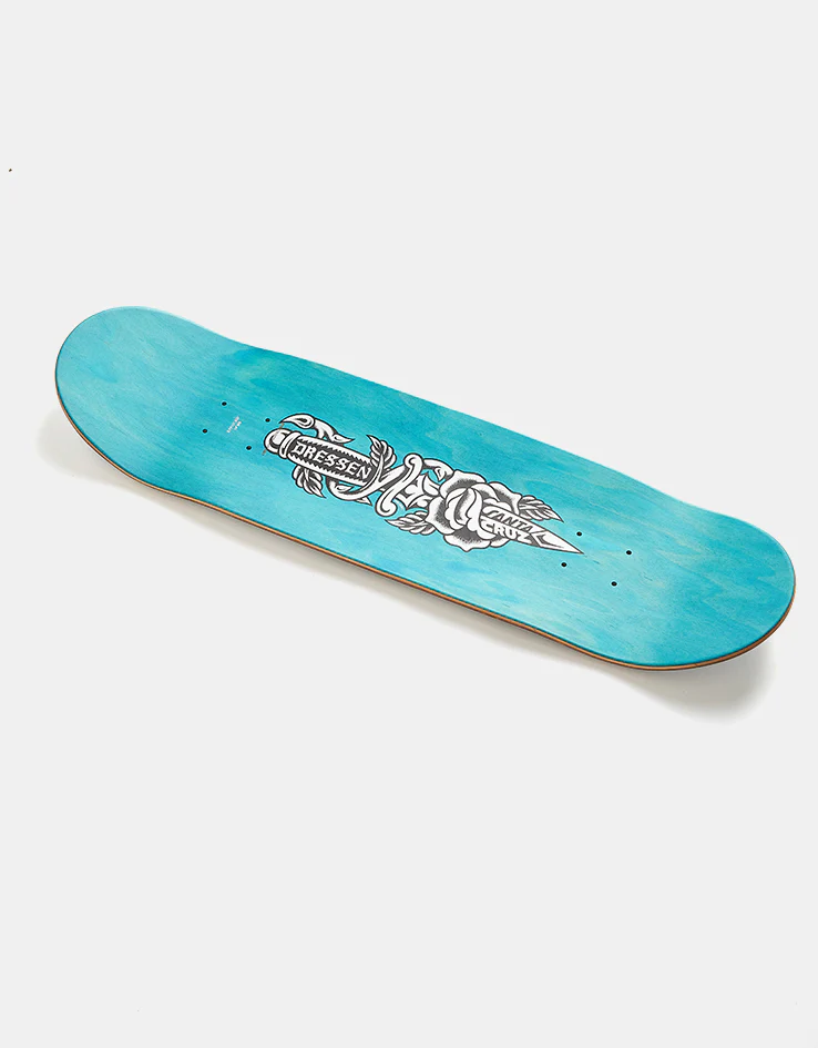 Santa Cruz Dressen Rose Dagger Skateboard Deck - 8.7" - Image 2