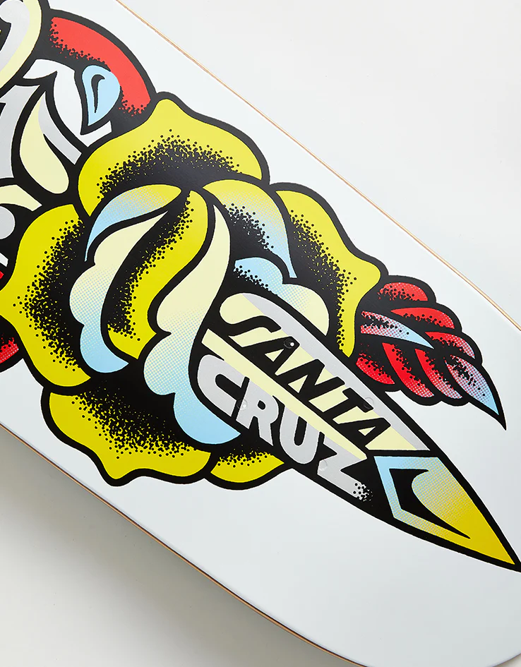 Santa Cruz Dressen Rose Dagger Skateboard Deck - 8.7" - Image 3