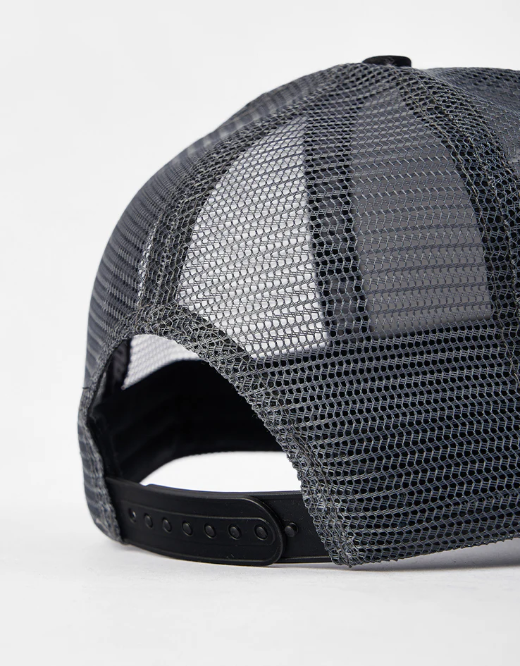 Santa Cruz Flaming Dice Dot Mesh Snapback Cap - White/Grey - Image 3
