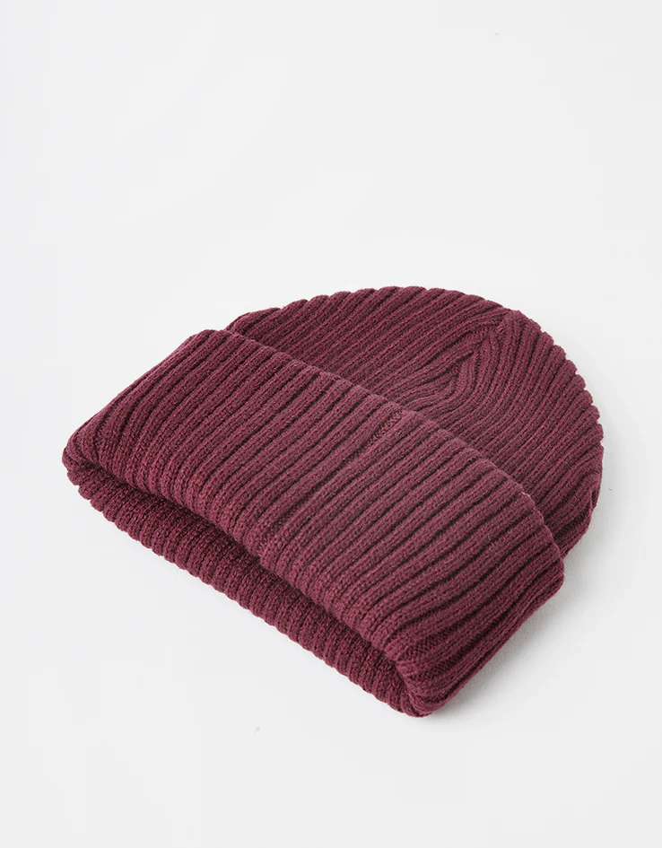 Santa Cruz Global Oval Dot Beanie - Dark Cherry - Image 3