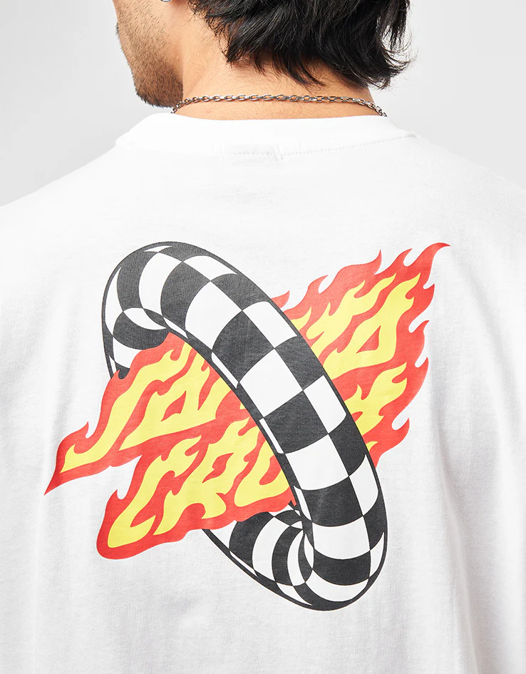 Santa Cruz Goal Flame T-Shirt - White - Image 3