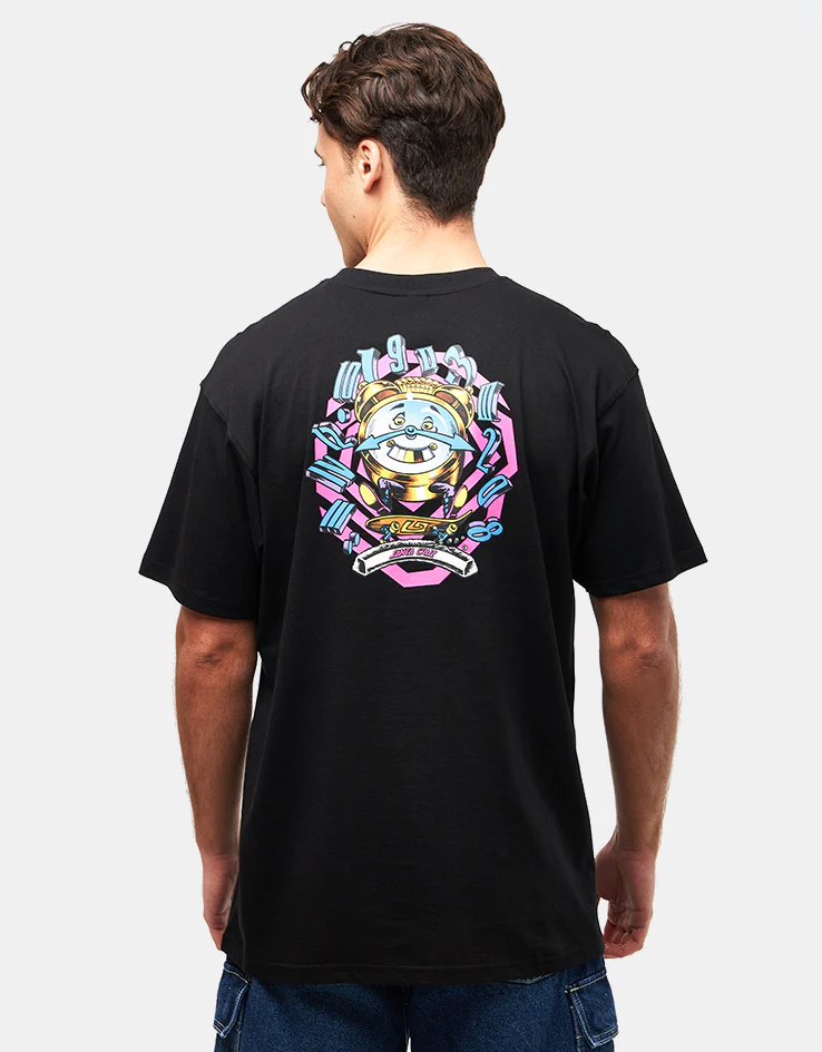 Santa Cruz Grabke All Around Stack T-Shirt - Black