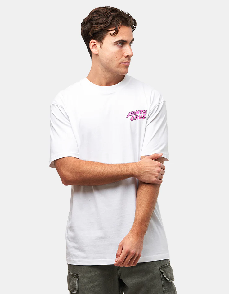Santa Cruz Grabke All Around Stack T-Shirt - White - Image 2
