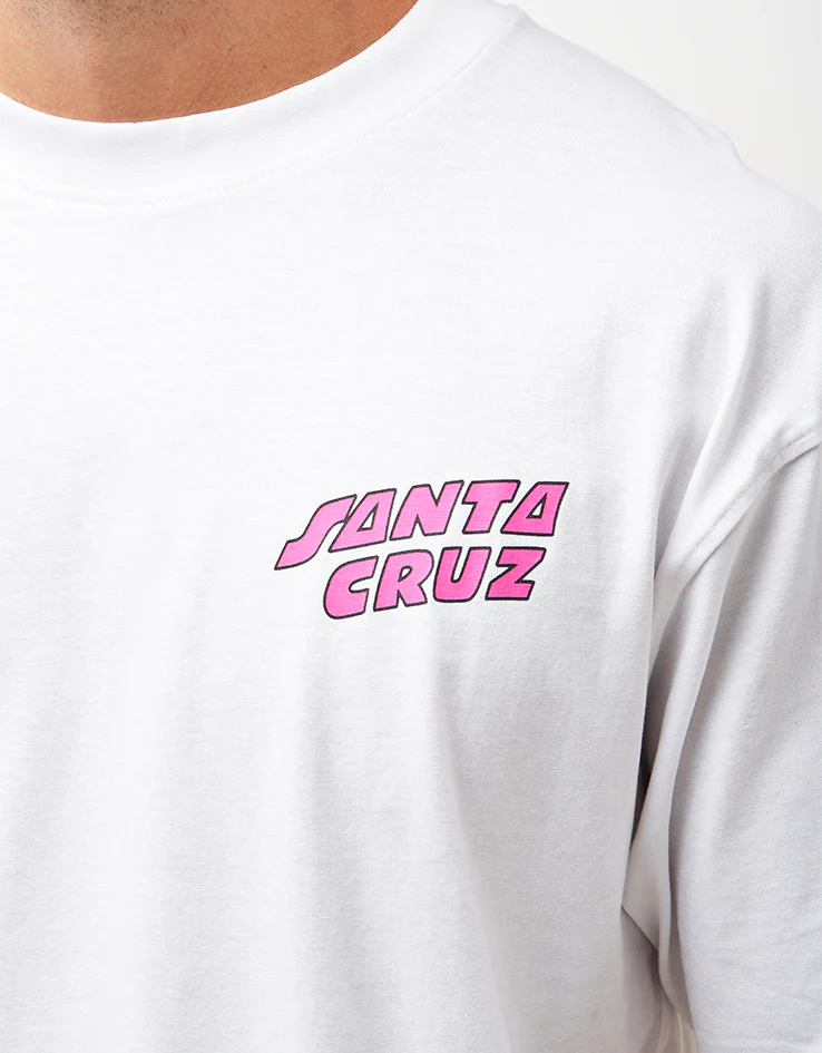 Santa Cruz Grabke All Around Stack T-Shirt - White - Image 4