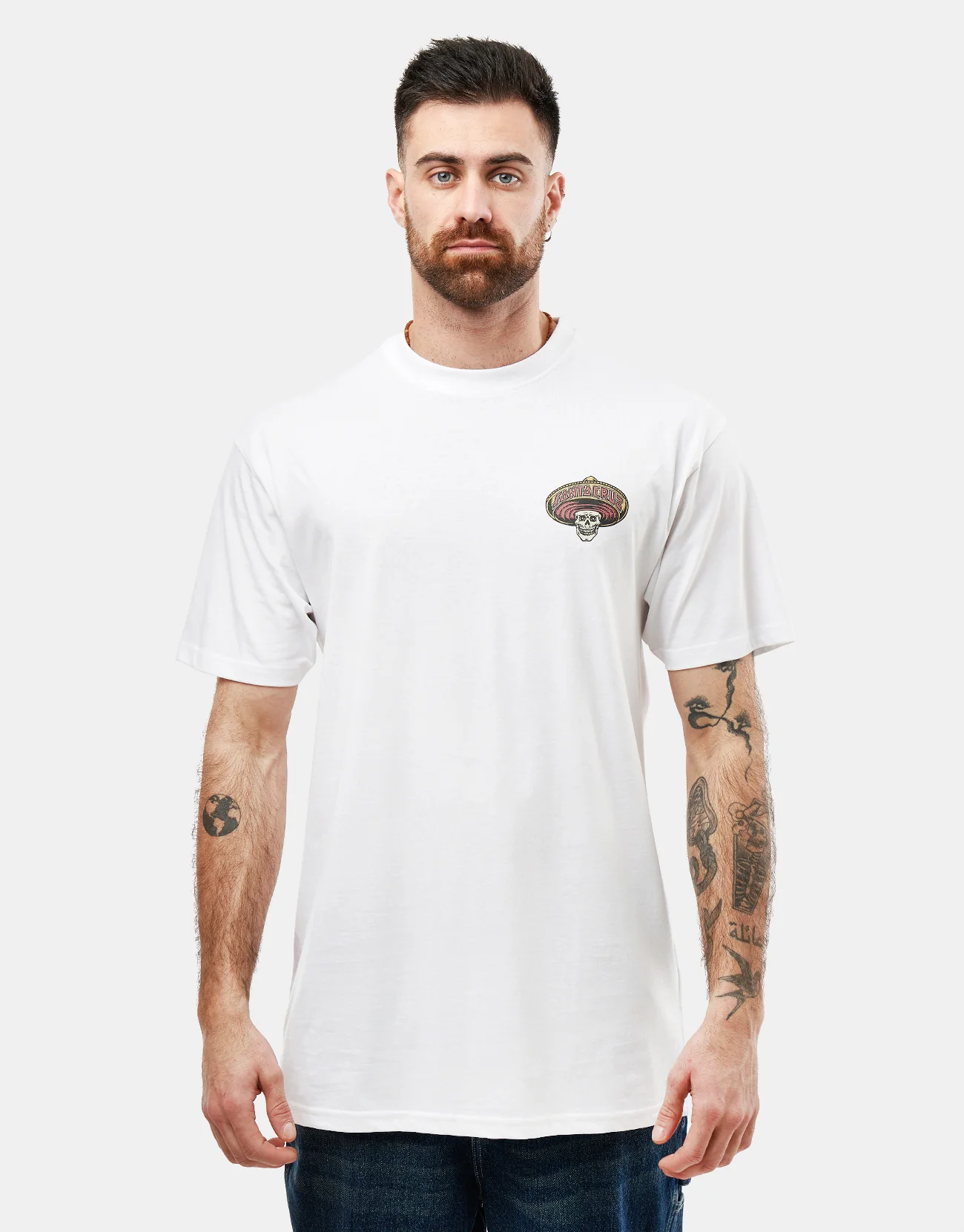 Santa Cruz Guzman Dead Diners T-Shirt - White - Image 3