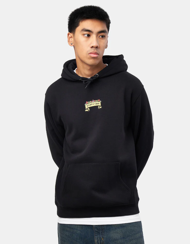 Santa Cruz Guzman Scroll Front Pullover Hoodie - Black - Image 3