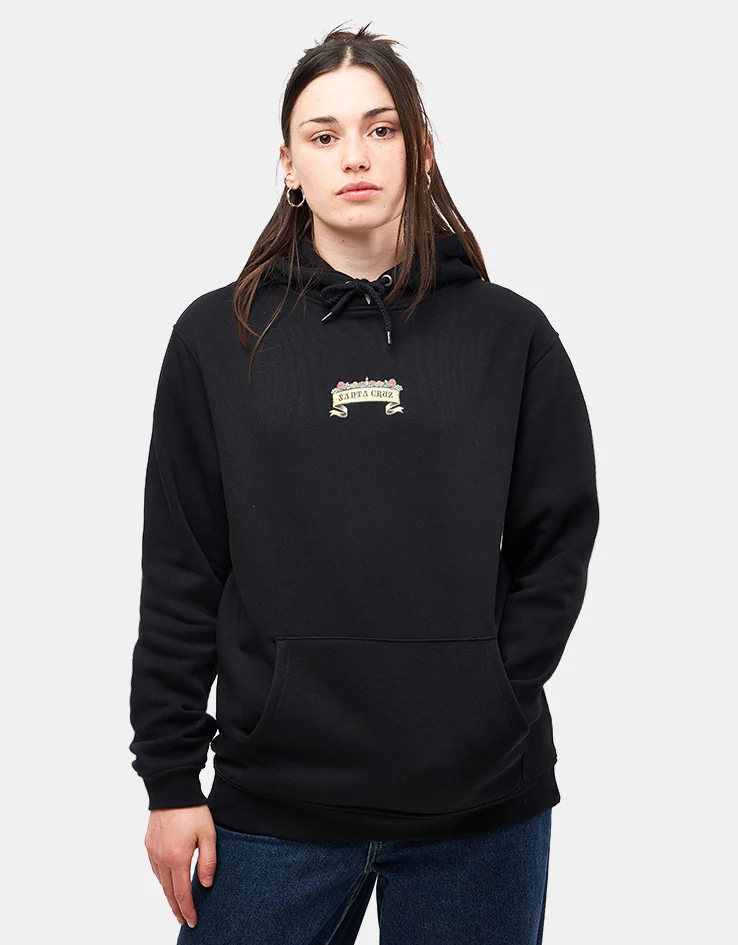 Santa Cruz Guzman Scroll Front Pullover Hoodie - Black - Image 6
