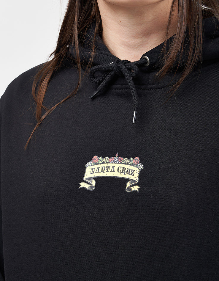 Santa Cruz Guzman Scroll Front Pullover Hoodie - Black - Image 9