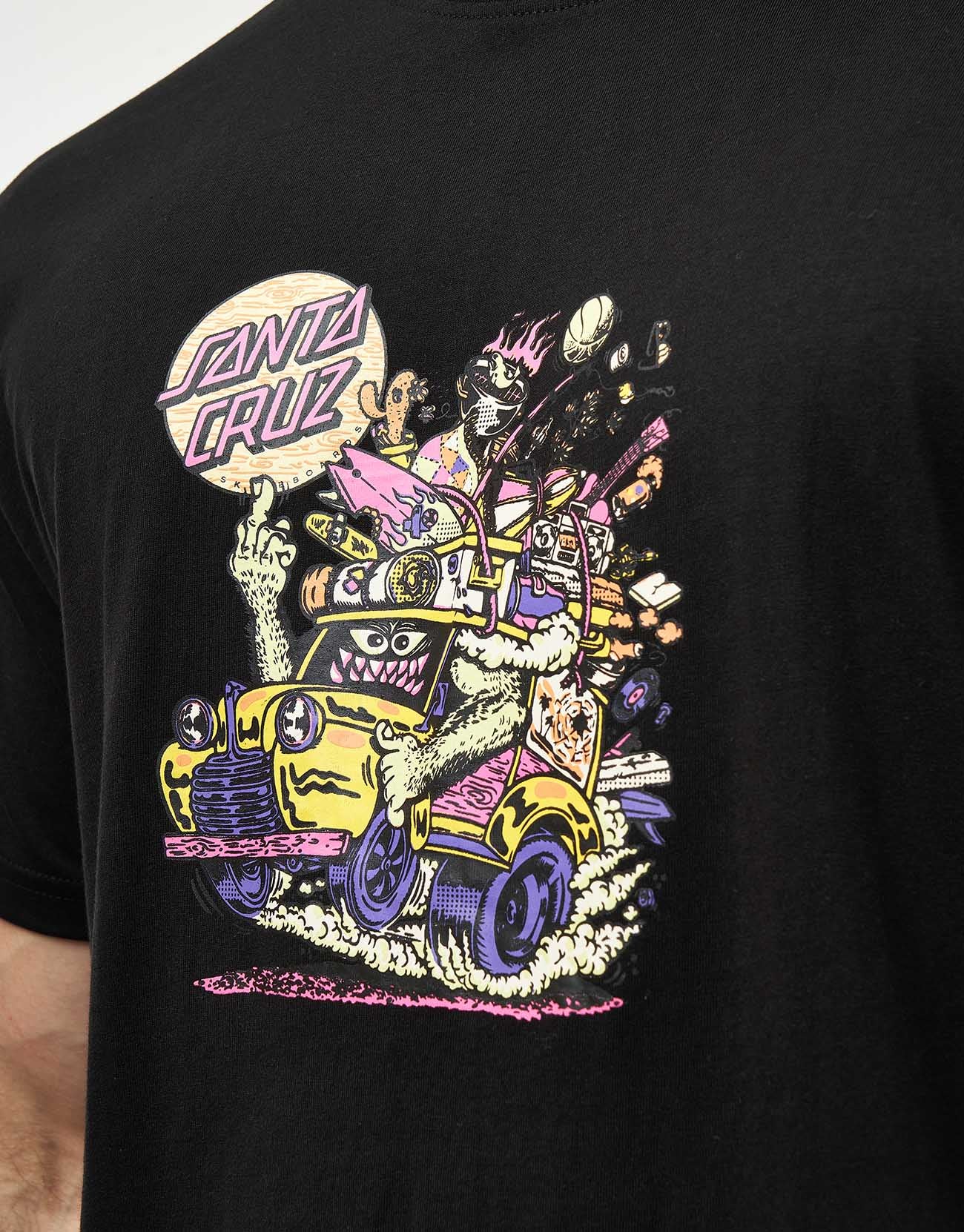 Santa Cruz Johnson Beast Wagon T-Shirt - Black - Image 2