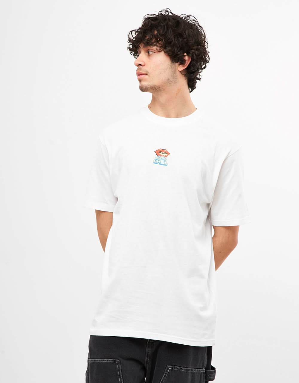 Santa Cruz Johnson Danger Zone 2 T-Shirt - White - Image 2