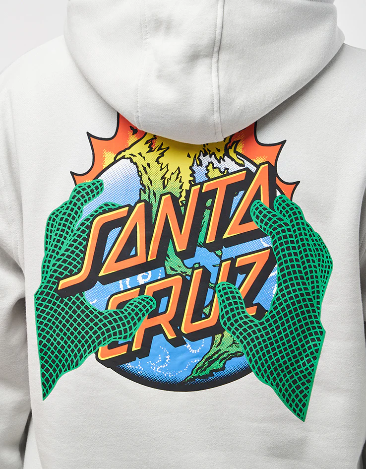 Santa Cruz Kendall End Of The Dot Pullover Hoodie - Mist - Image 3