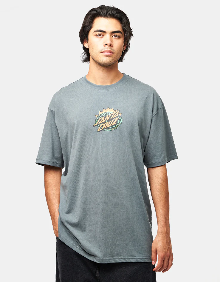 Santa Cruz Kendall End Of The Dot T-Shirt - Storm Grey - Image 2