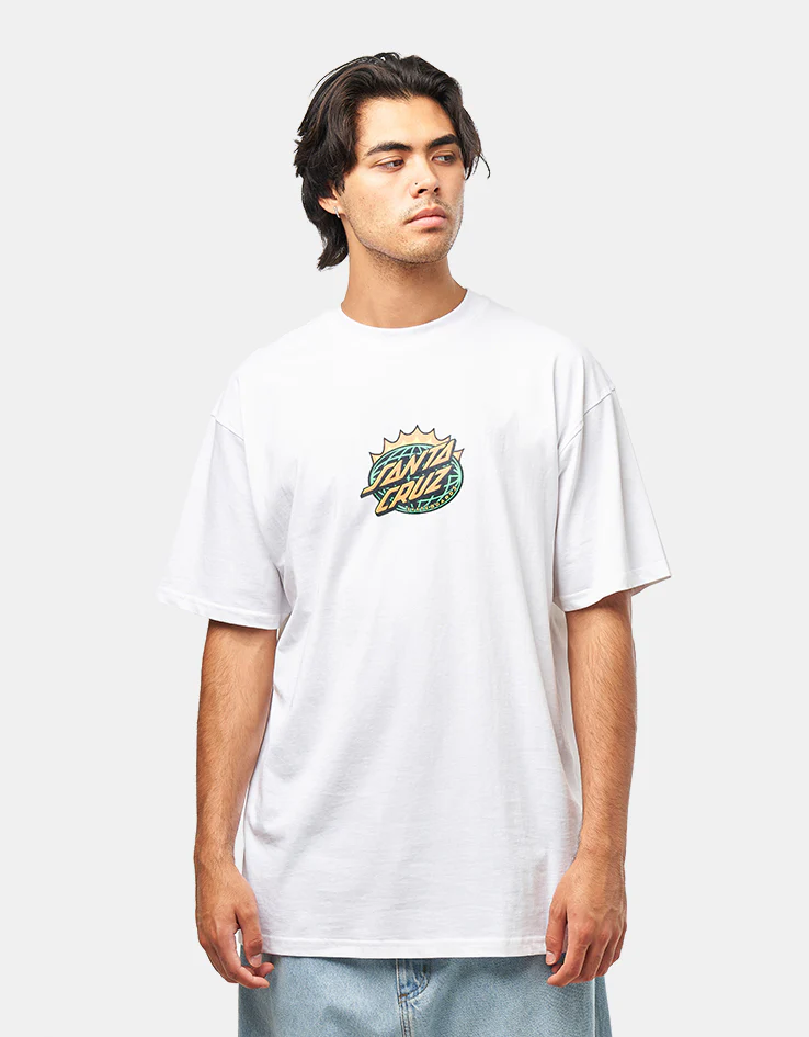 Santa Cruz Kendall End Of The Dot T-Shirt - White - Image 2